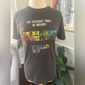 Marvel T-Shirt - Periodic Table of Marvel - Size S